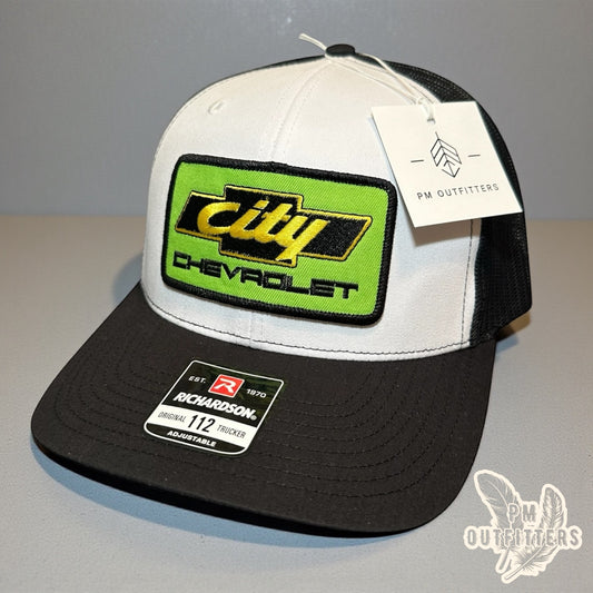 City Chevrolet Retro Trucker Days of Thunder Richardson 112 Snapback Hat