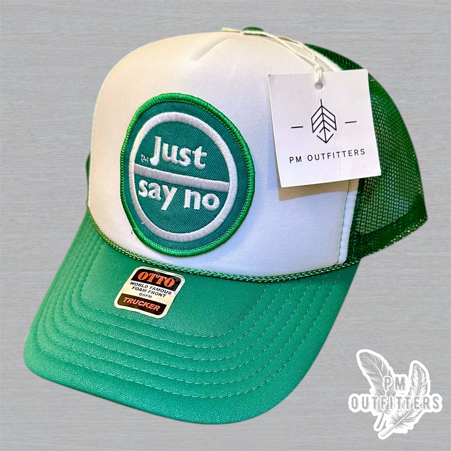 Retro “Just Say No” Foam Front Rope Trucker