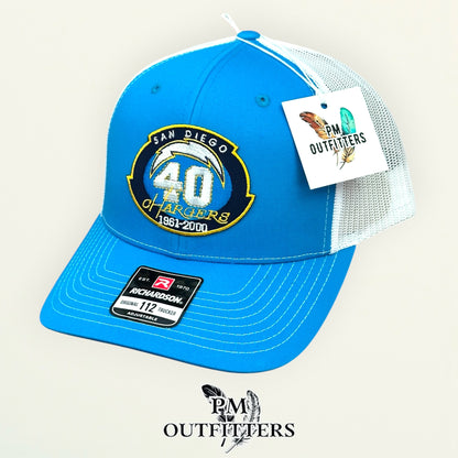 San Diego Chargers Richardson 112 trucker hat interior tag detail