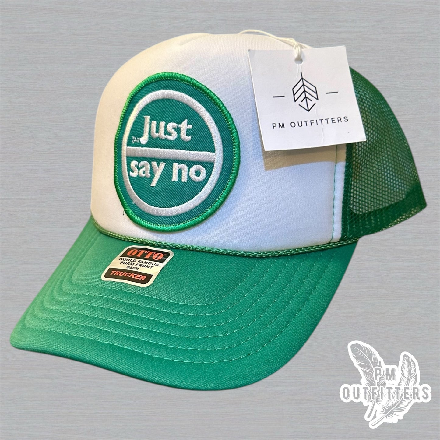 Retro “Just Say No” Foam Front Rope Trucker