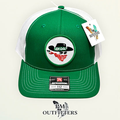 Skoal Bandit trucker hat white mesh back Richardson 112