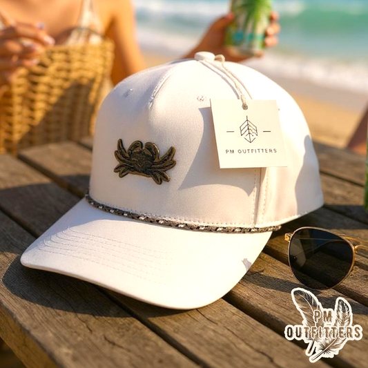 Vintage Crab Custom Design Performance Rope Trucker