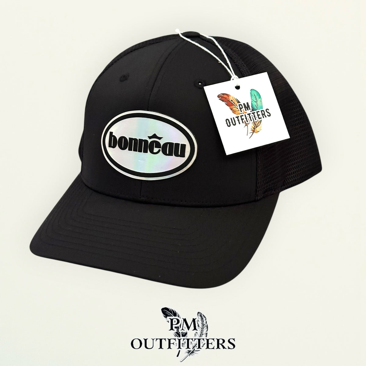 Bonneau Richardson 174 trucker hat interior tag detail