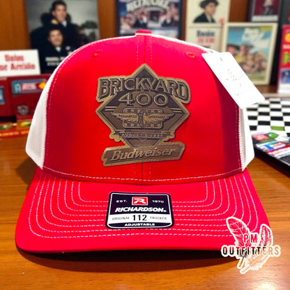 Vintage 1995 Brickyard 400 Dale Earnhardt NASCAR Custom Design Trucker Hat