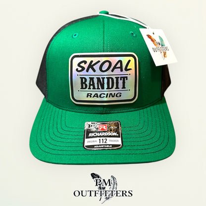 Skoal Bandit Racing holographic patch detail SKOAL BANDIT RACING lettering