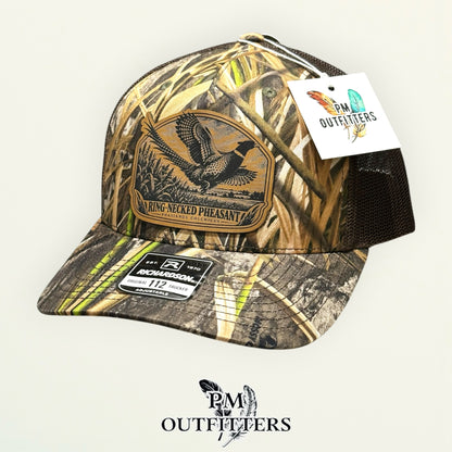 PM Outfitters Ring-necked Pheasant Richardson 112 Habitat camo hat – right angle