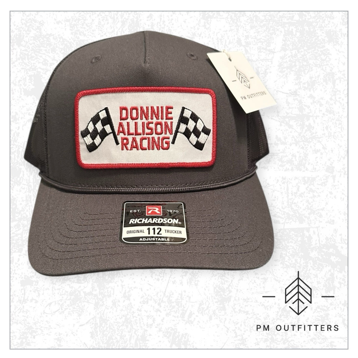 Donnie Allison Racing Retro NASCAR Patch Rope Trucker Hat