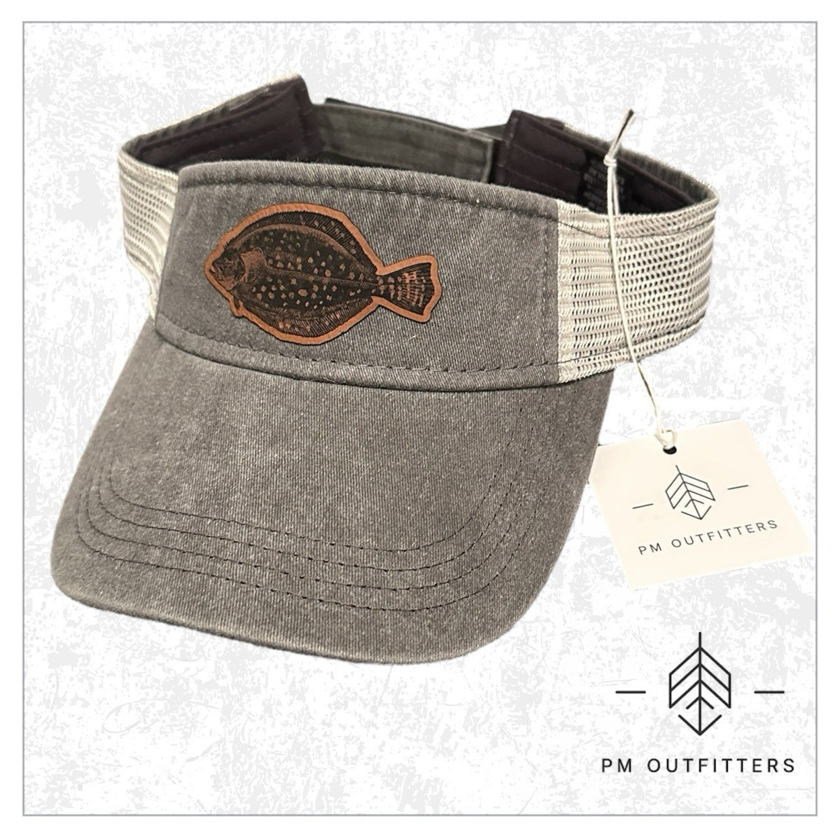 Custom Design Flounder Trucker Visor