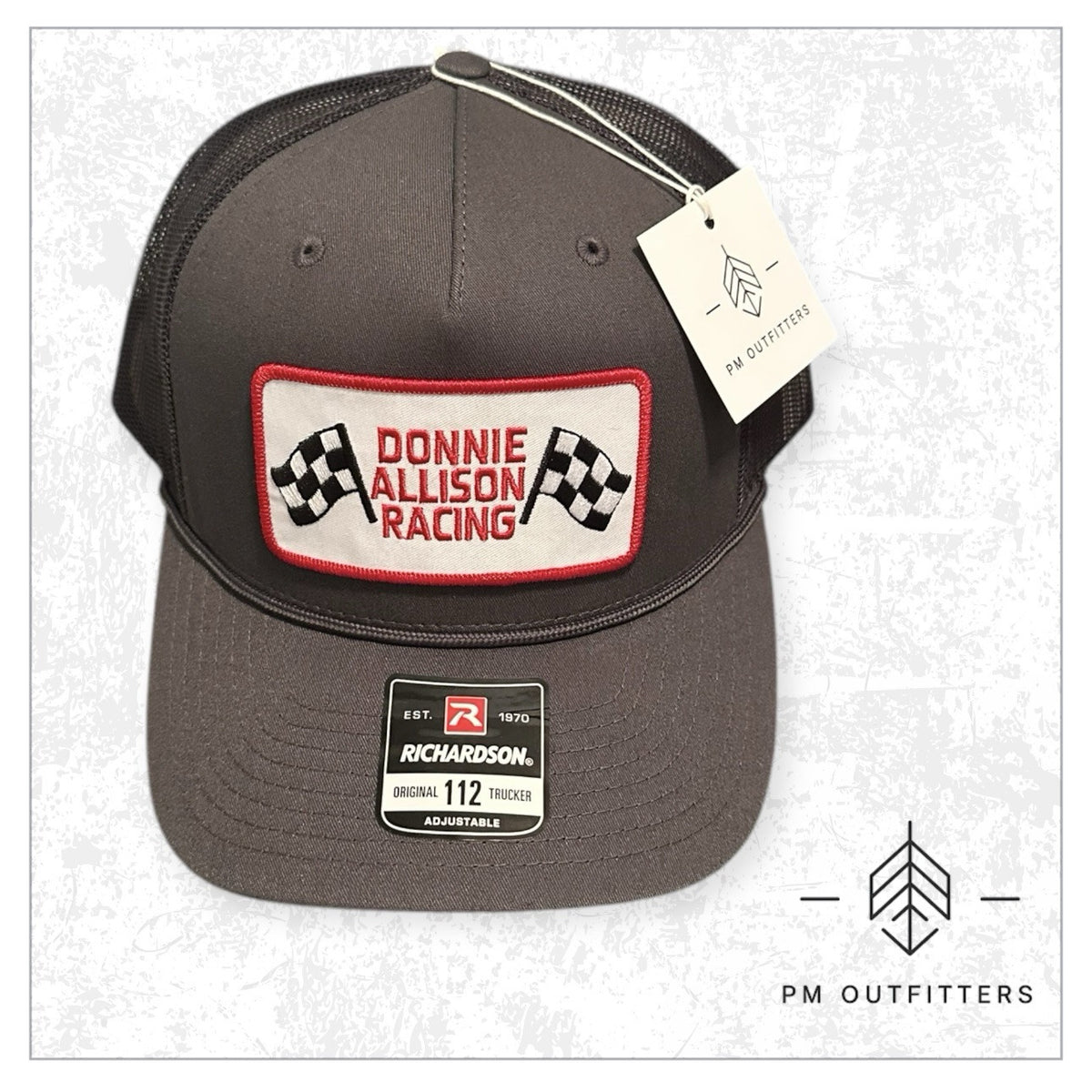 Donnie Allison Racing Retro NASCAR Patch Rope Trucker Hat