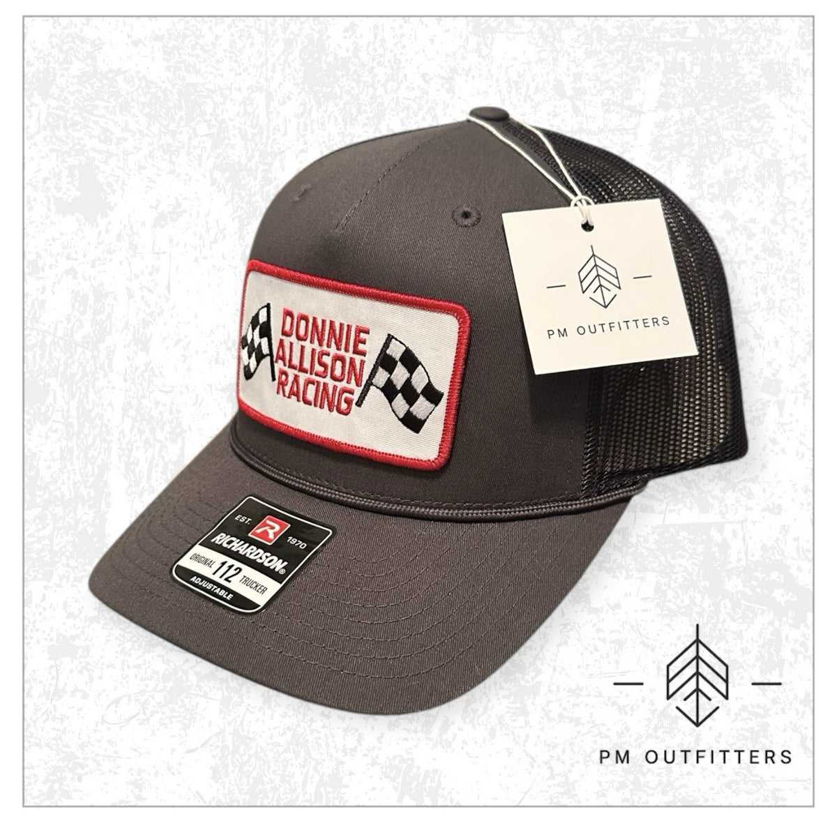 Donnie Allison Racing Retro NASCAR Patch Rope Trucker Hat