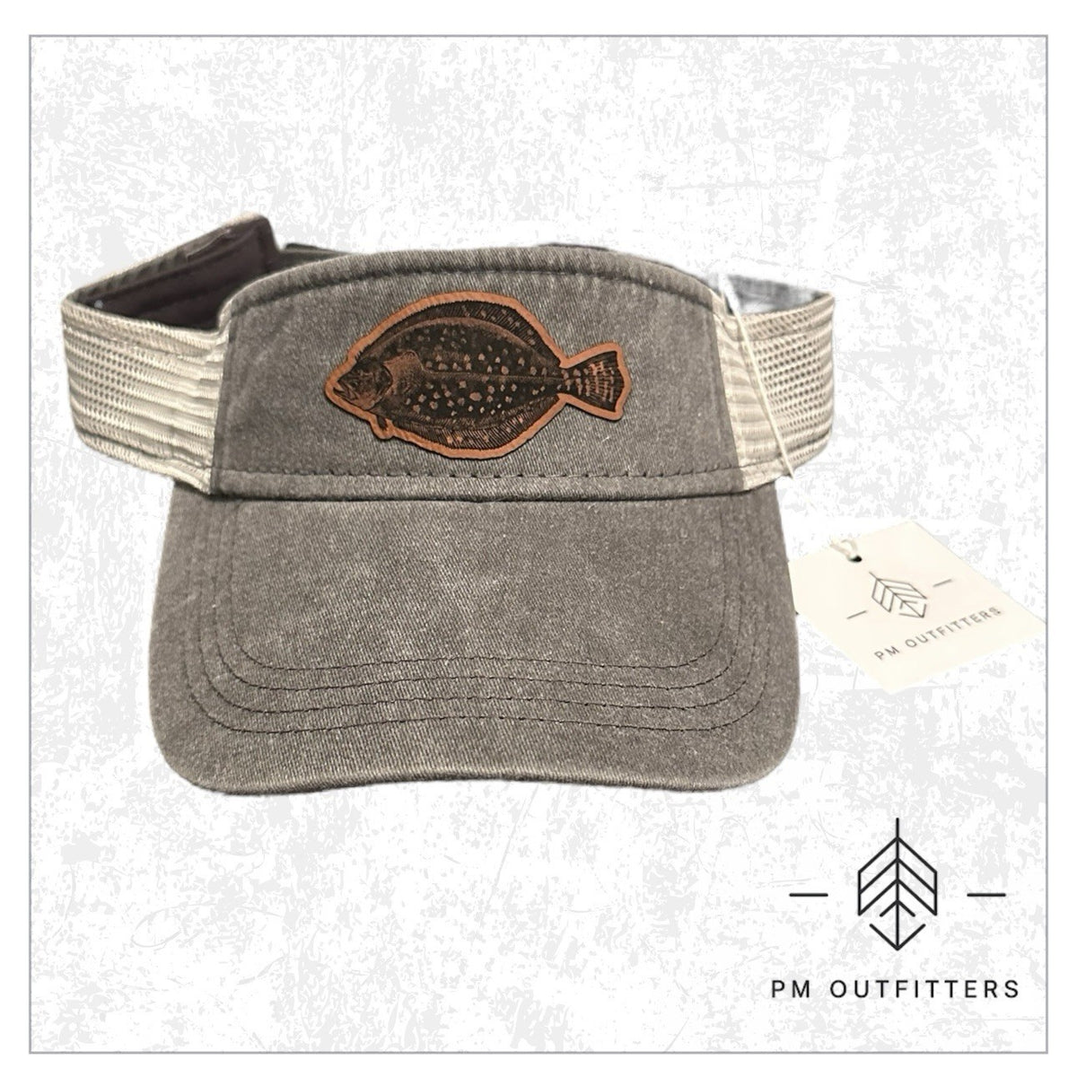 Custom Design Flounder Trucker Visor