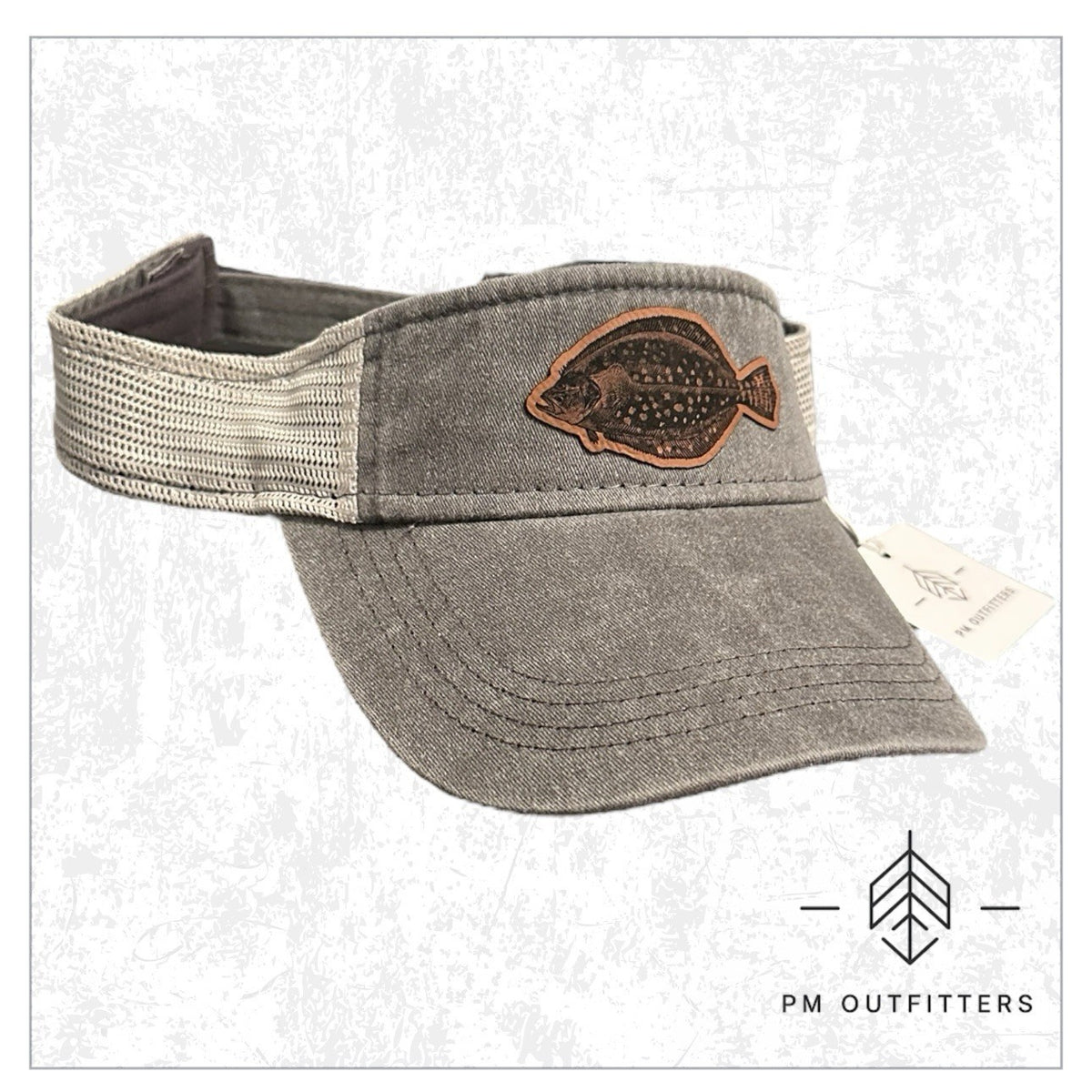 Custom Design Flounder Trucker Visor